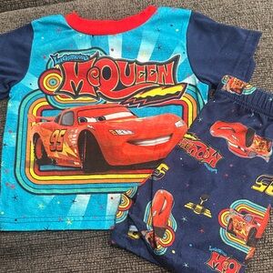 Disney Blue and Red Cars Pajama Set